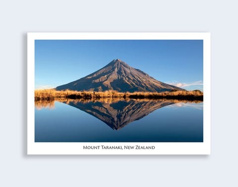 N73 - Post Art Postcard - Mt Taranaki Summer