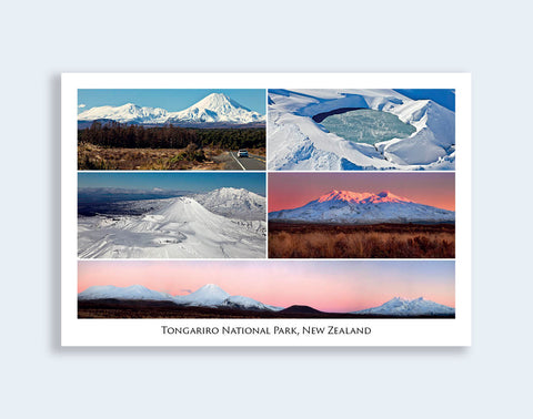 N90 - Post Art Postcard - Tongariro National Park Comp