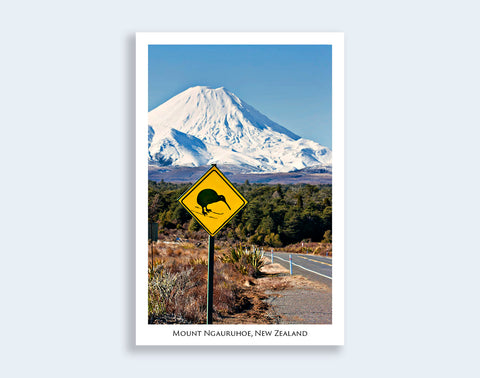 N91 - Post Art Postcard - Mt Ngauruhoe