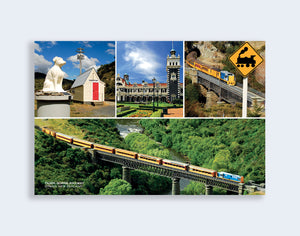 PCL 1021 - Sisson Postcard - Taieri Gorge Railway