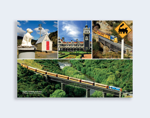 PCL 1021 - Sisson Postcard - Taieri Gorge Railway