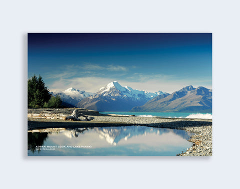 PCL 1040 - Sisson Postcard - Aoraki Mount Cook Reflection