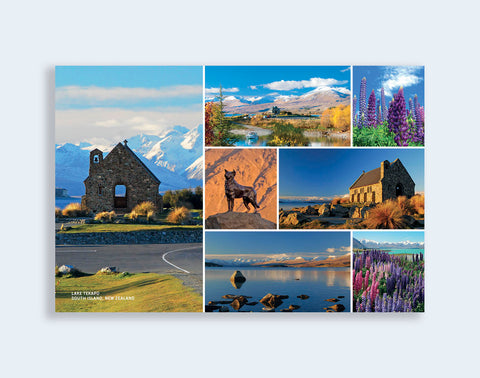PCL 1052 - Sisson Postcard - Lake Tekapo, Church of the Good Shepherd