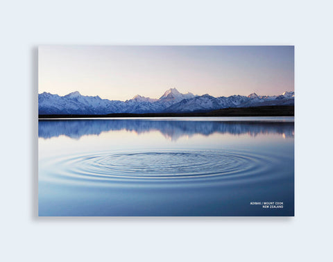 PCL 1056 - Sisson Postcard - Aoraki Mount Cook & Ripples