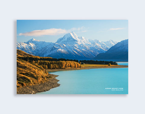 PCL 1061 - Sisson Postcard - Aoraki Mount Cook Autumn