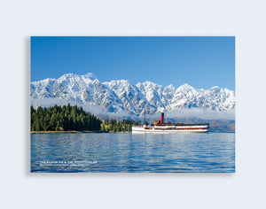 PCL 1062 - Sisson Postcard - Remarkables and TSS Earnslaw