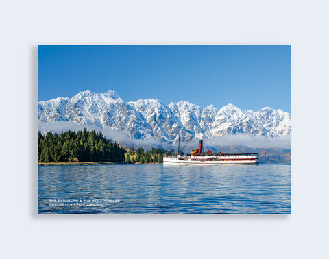 PCL 1062 - Sisson Postcard - Remarkables and TSS Earnslaw