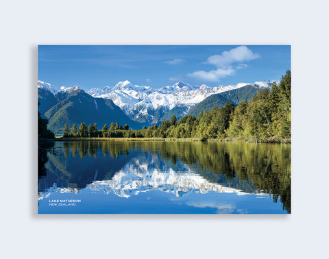 PCL 1121 - Sisson Postcard - Lake Matheson Winter