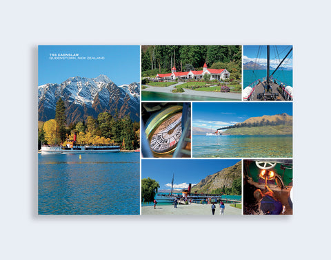 PCL 1122 - Sisson Postcard - Earnslaw Montage