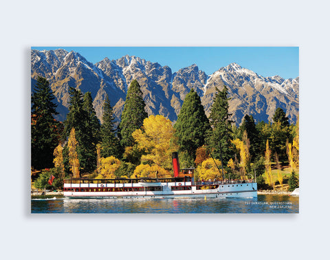 PCL 1065 - Sisson Postcard - Earnslaw & Remarkables