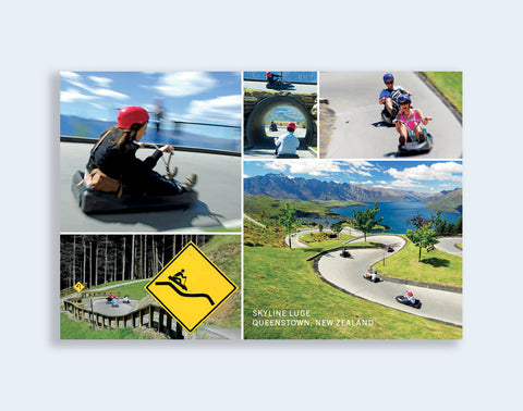 PCL 1071 - Sisson Postcard - Skyline Luge Medley