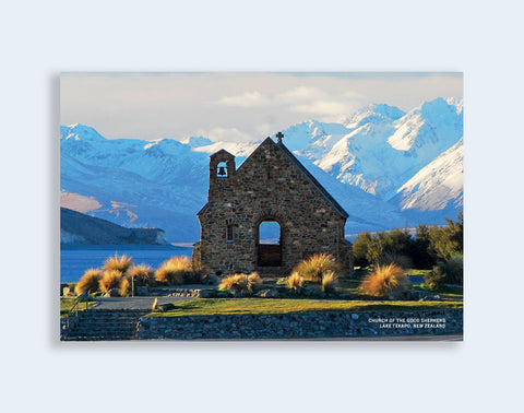 PCL 1095 - Sisson Postcard - Lake Tekapo - Church of the Good Shepherd