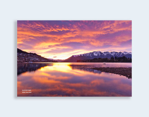 PCL 1123 - Sisson Postcard - Queenstown Sunrise