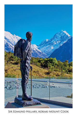 100 - Post Art Postcard - Mt Cook Hillary