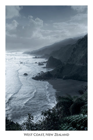 14 - Post Art Postcard - New Misty West Coast