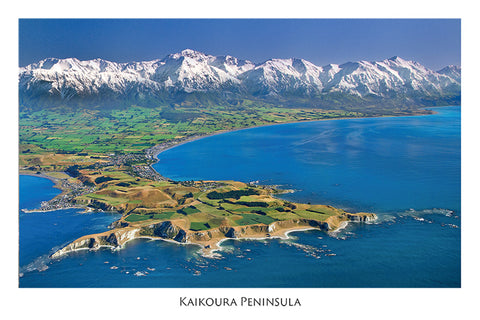 215 - Post Art Postcard - Kaikoura Peninsula
