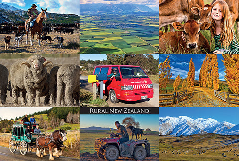 230 - Post Art Postcard - Rural New Zealand