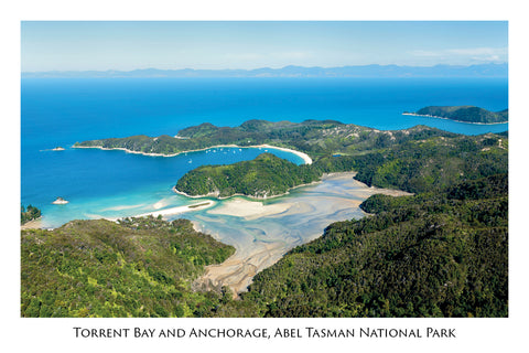 2 - Post Art Postcard - Torrent Bay, Abel Tasman National Park