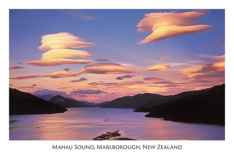 39 - Post Art Postcard - Mahau Sound, Marlborough
