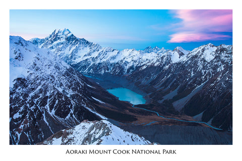 510 - Post Art Postcard - Aoraki / Mount Cook