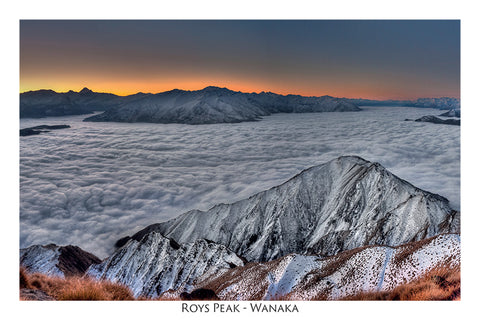 512 - Post Art Postcard - Roys Peak, Wanaka