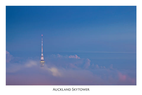 529 - Post Art Postcard - Auckland Skytower