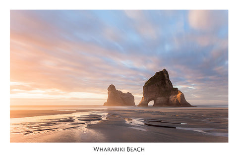 533 - Post Art Postcard - Wharariki Beach