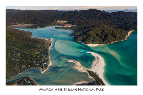 534 - Post Art Postcard - Awaroa, Abel Tasman National Park