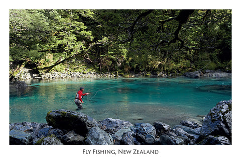 569 - Post Art Postcard - Fly Fishing