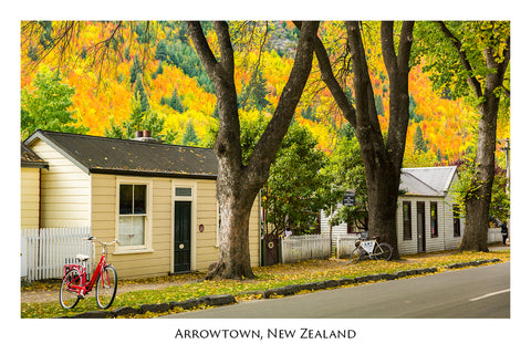 599 - Post Art Postcard - Arrowtown Cottages