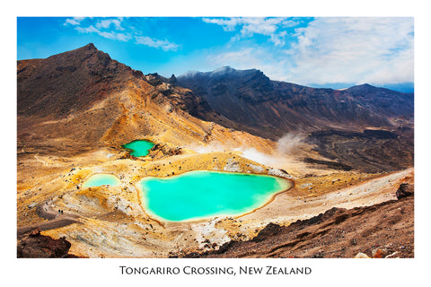 627 - Post Art Postcard - Tongariro Crossing