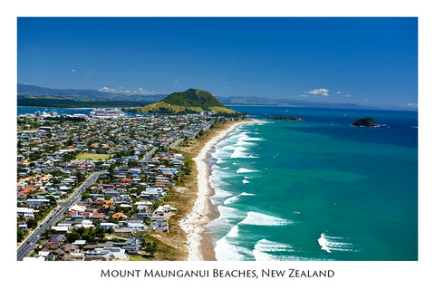 629 - Post Art Postcard - Mount Maunganui Beaches