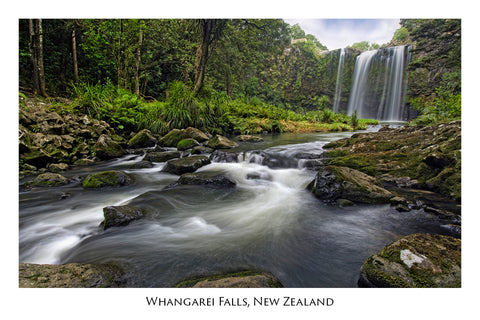 698 - Post Art Postcard - Whangarei Falls