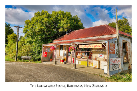 710 - Post Art Postcard - Langfords Store