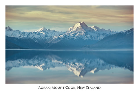 721 - Post Art Postcard - Aoraki Mount Cook Lake Pukaki