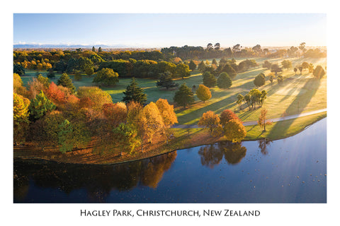 733 - Post Art Postcard - Hagley Park Christchurch