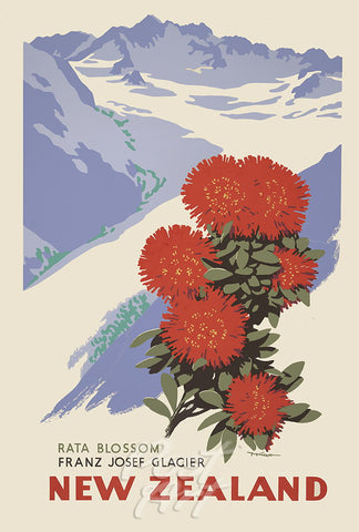 904 - Post Art Postcard - Franz Josef Glacier Vintage