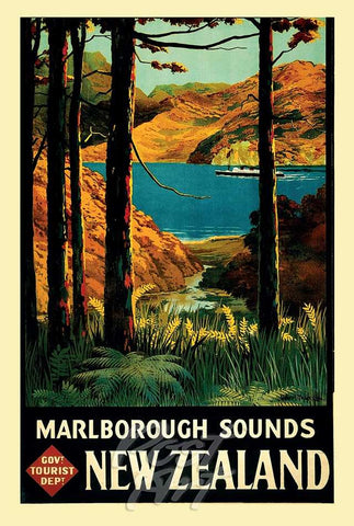 906 - Post Art Postcard - Marlborough Vintage