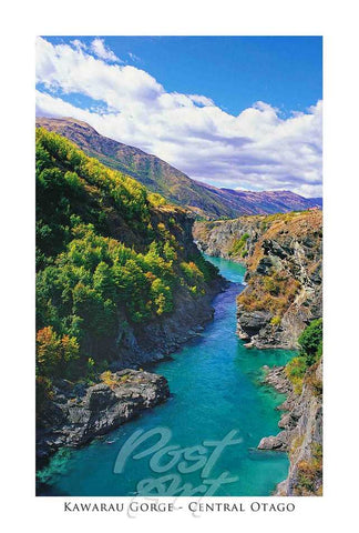 91 - Post Art Postcard - Kawarau River Gorge