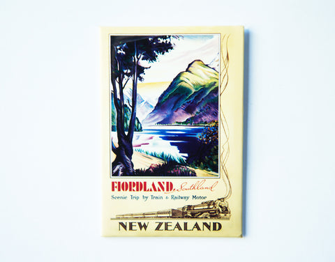 FM0032 - Post Art Magnet - Fiordland Vintage