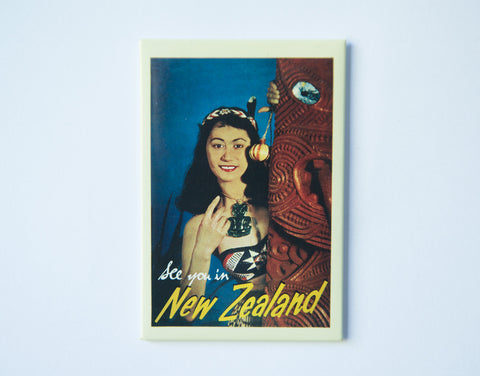 FM0034 - Post Art Magnet - Maori Vintage