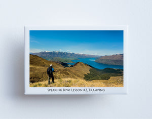 FM0082 - Post Art Magnet - Speaking Kiwi Lesson 2 - Tramping