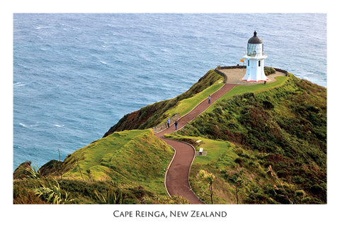 N50 - Post Art Postcard - Cape Reinga Lighthouse