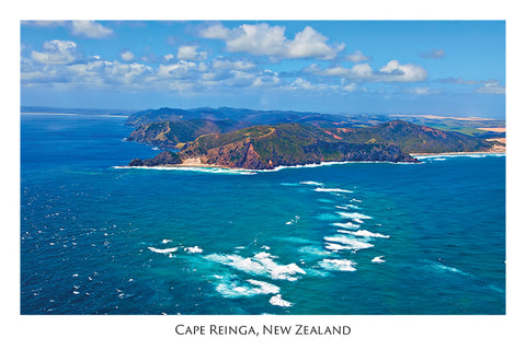 N53 - Post Art Postcard - Cape Reinga Oceans meet