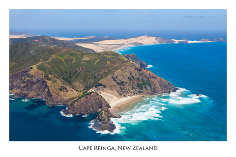 N54 - Post Art Postcard - Cape Reinga Aerial